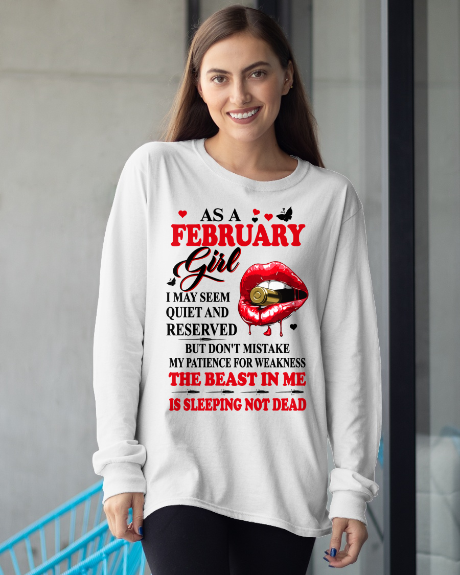 FEBRUARY GIRL – DON'T MISTAKE MY PATIENCE FOR WEAKNESS – T-SHIRT FOR WOMEN – MTNN02 (SKU2607-204-02)