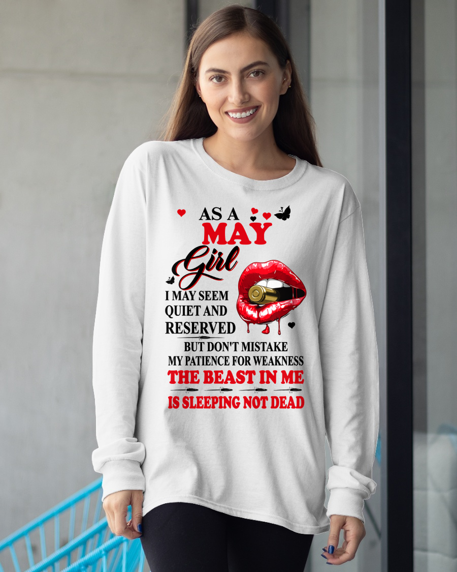 MAY GIRL – DON'T MISTAKE MY PATIENCE FOR WEAKNESS – T-SHIRT FOR WOMEN – MTNN05 (SKU2607-204-05)