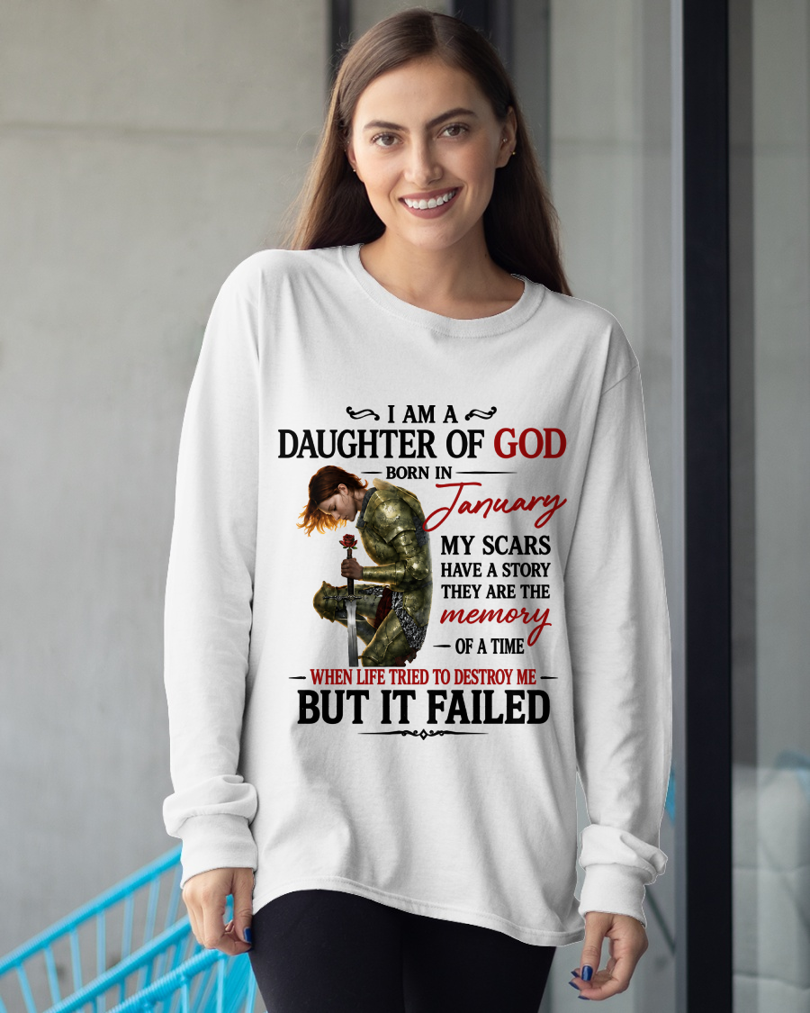 January – Daughter Of God – T-Shirt For Women - MTNN01 (SKU2605-221-01)