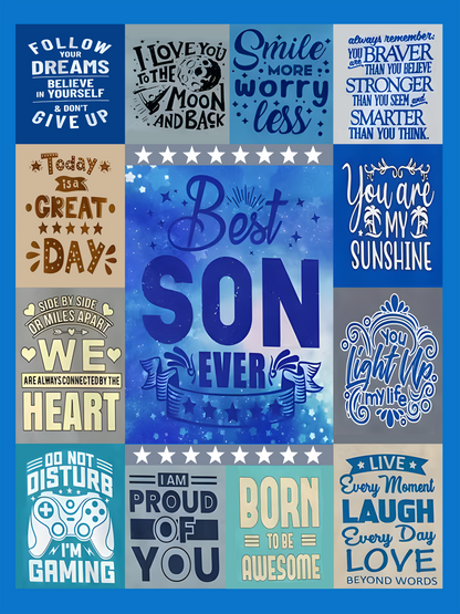 To My Son Blanket – Carries All My Love From Dad