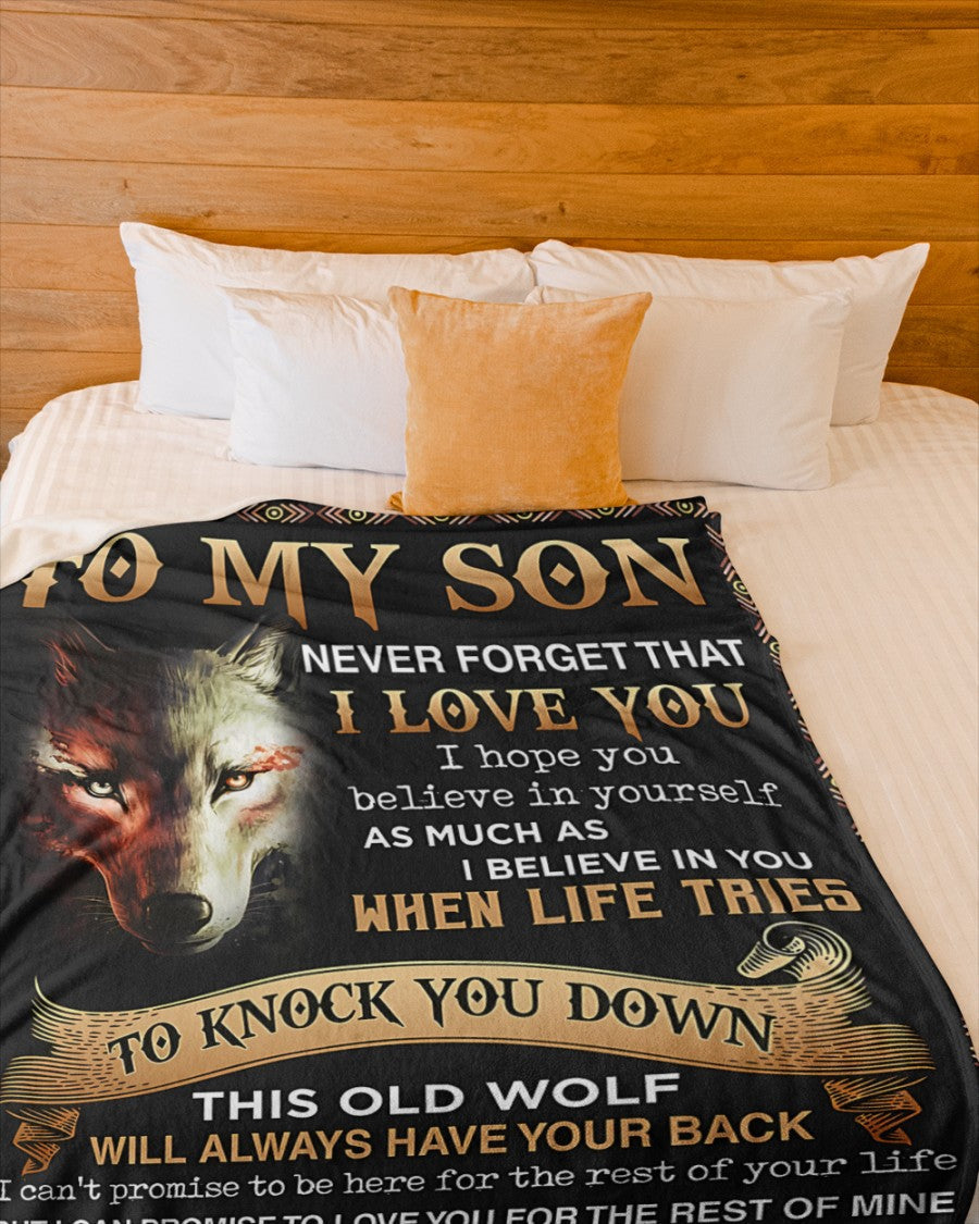 Special Gift For Your Son Blanket - From Mum (SKUB07-47)