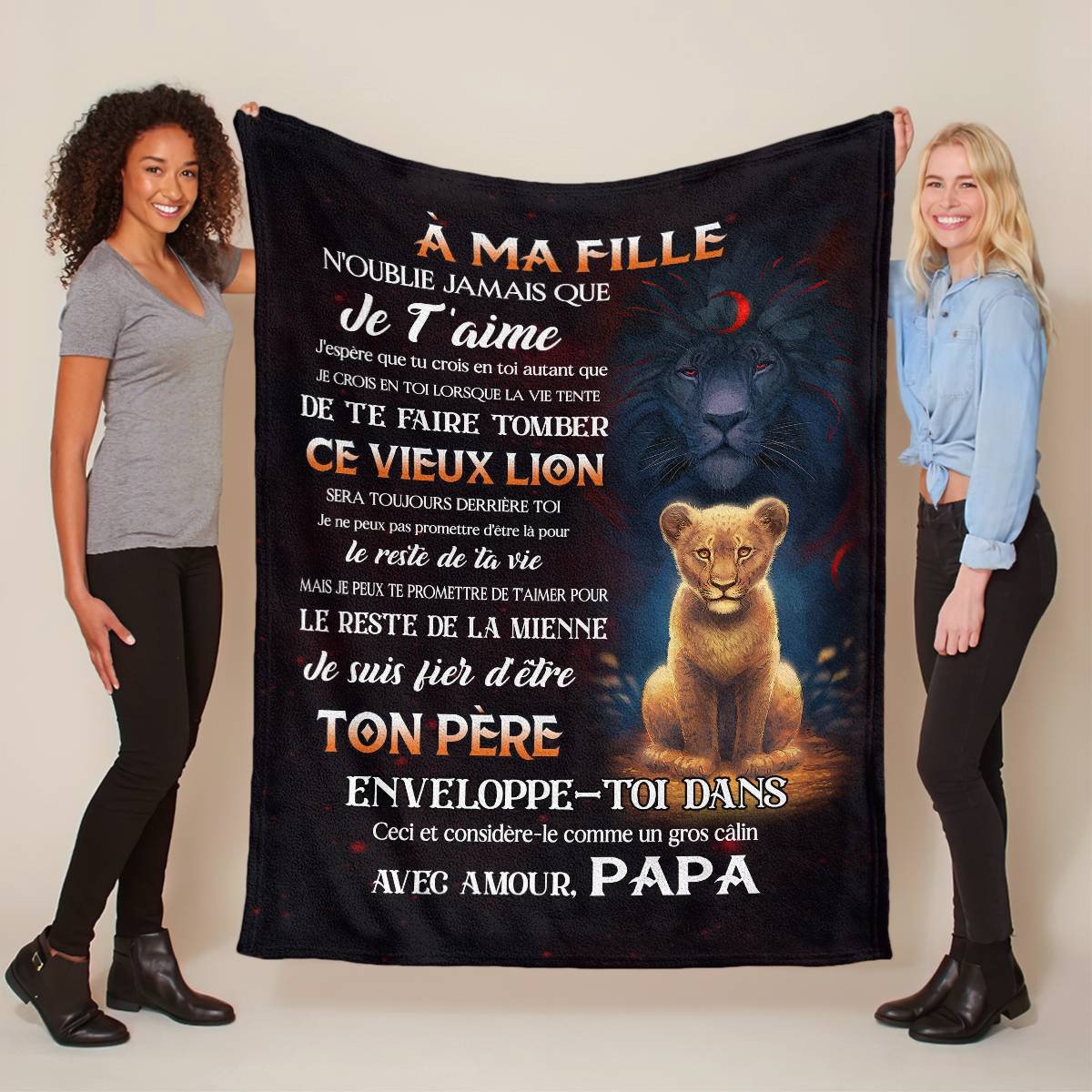 Cadeau Spécial Pour Ta Fille Couverture - De Papa (SKUB09-120)