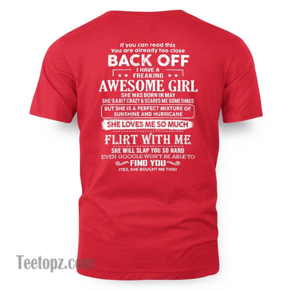 May ��� Awesome Girlfriend Born In May ��� Special gift for your Boyfriend ��� From Wife MTNN05 (SKU06-17-05)