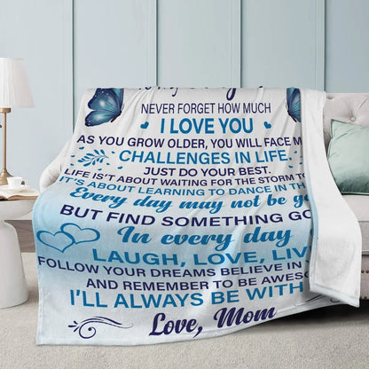 Daughter Never Forget Blanket From mom