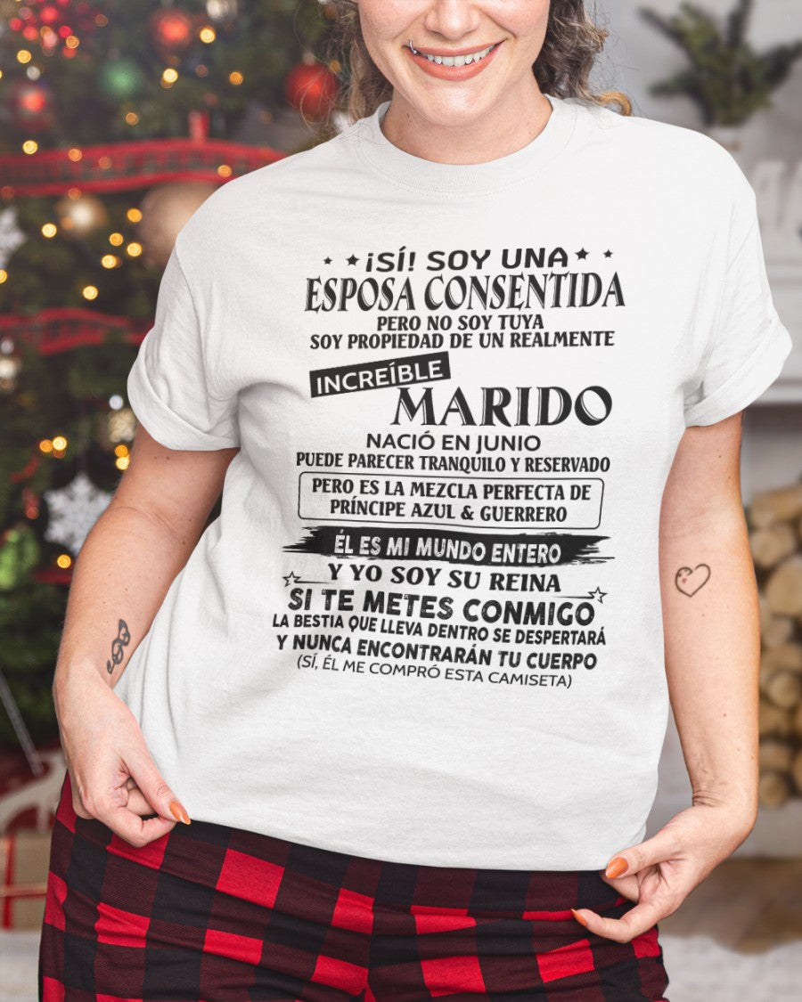 Junio - Esposo nacido en junio - Regalo especial para Esposa - T06 (Sku.TbnA3)