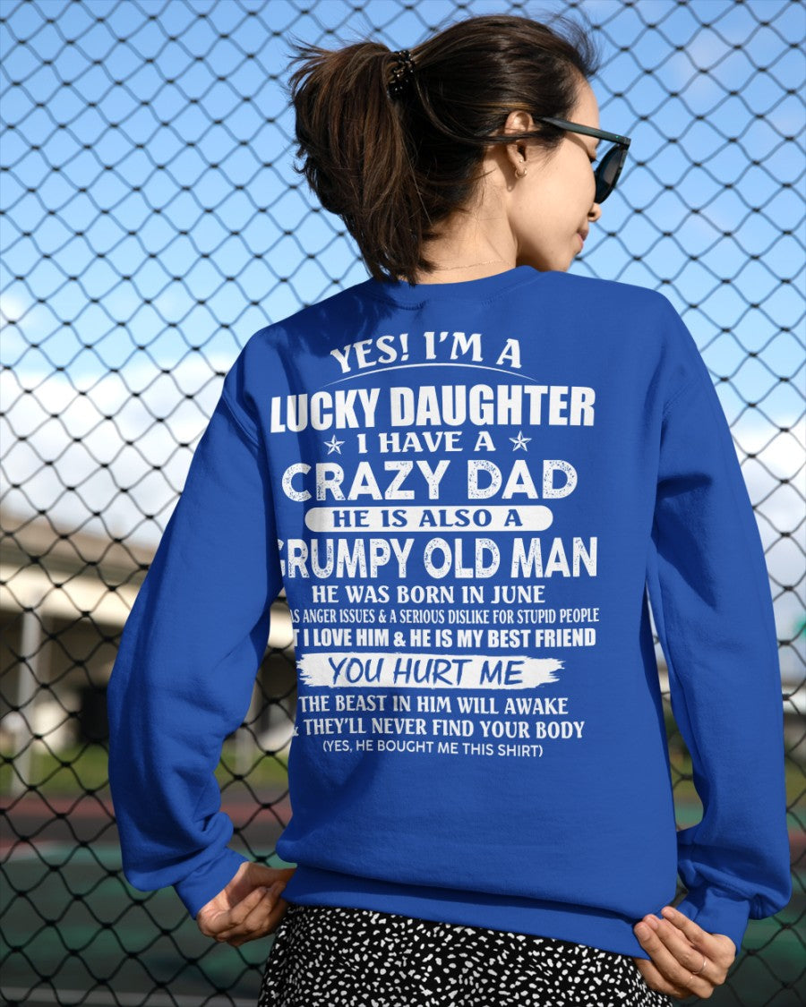 June - Awesome Grumpy Old Dad - Special gift for your daughter From Dad - MTNN06 (SKU10-50-06)