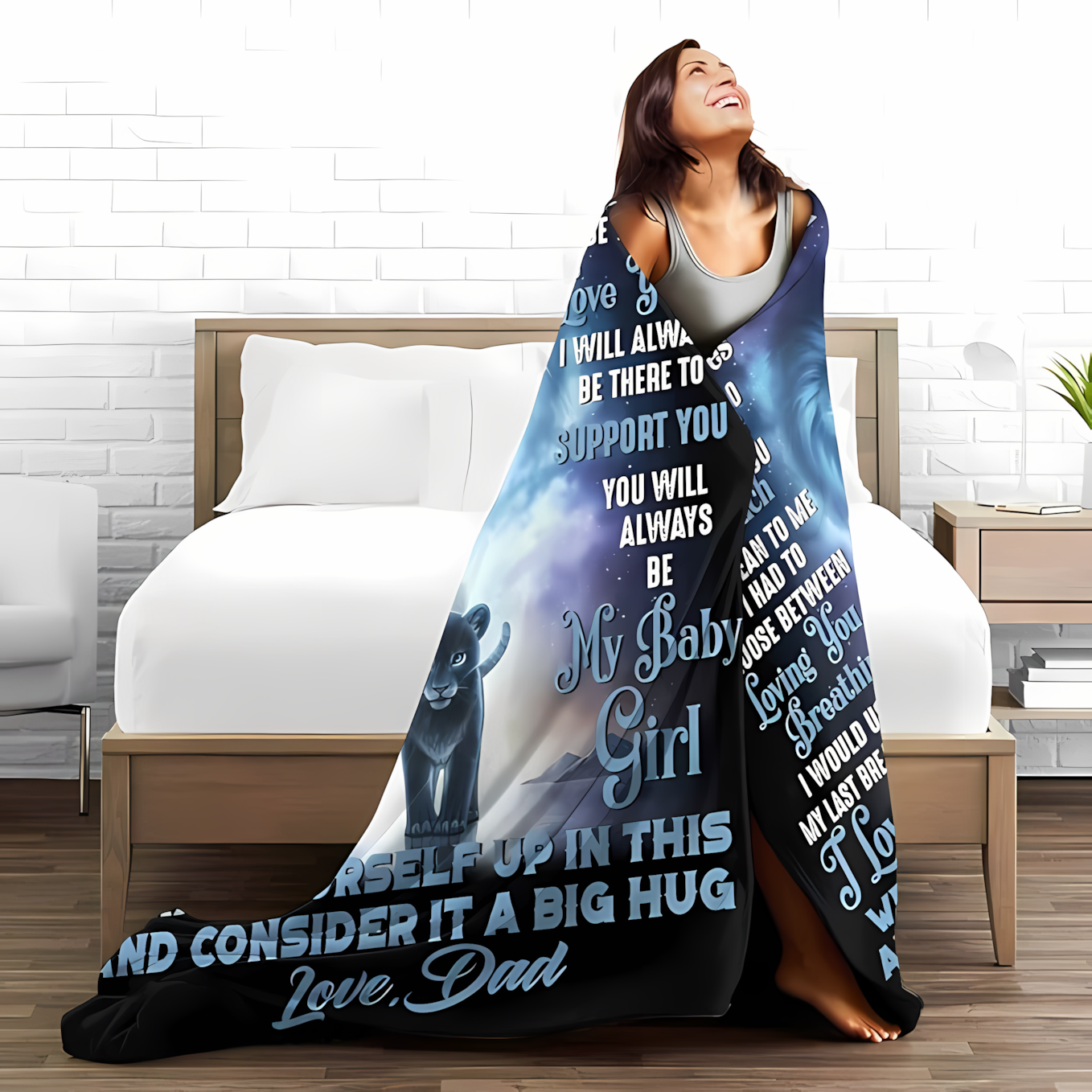 Special Gift For Your Daughter Blanket - From Dad
