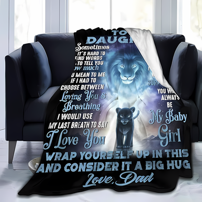 Special Gift For Your Daughter Blanket - From Dad (SKUB10-91)