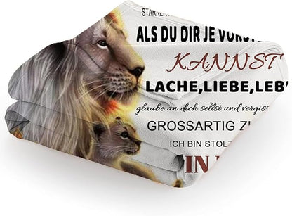 Besonderes Geschenk für deinen Sohn – Decke von Papa