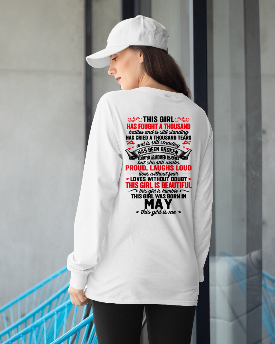 MAY – BEAUTIFUL, STRONG & UNBREAKABLE – T-SHIRT FOR WOMEN – MTNN05 (SKU2609-116-05)
