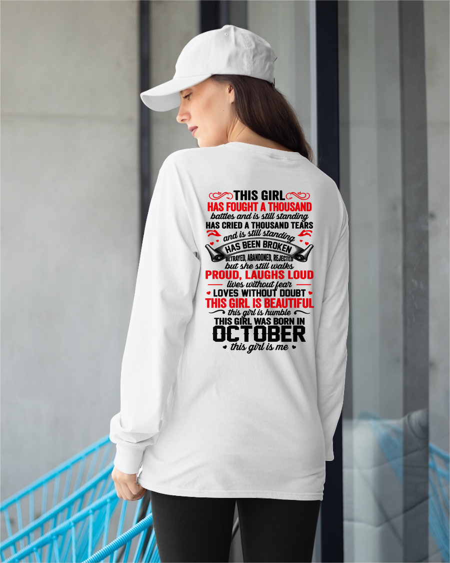 OCTOBER – BEAUTIFUL, STRONG & UNBREAKABLE – T-SHIRT FOR WOMEN – MTNN10 (SKU2609-116-10)