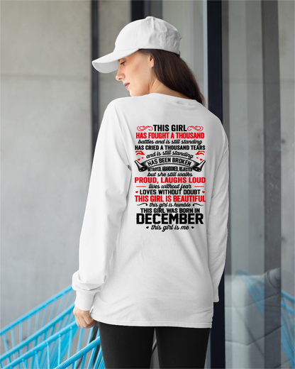 DECEMBER – BEAUTIFUL, STRONG & UNBREAKABLE – T-SHIRT FOR WOMEN – MTNN12 (SKU2609-116-12)