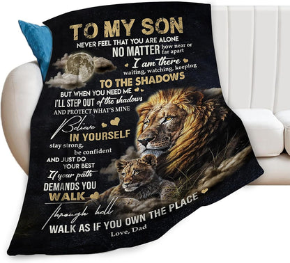Special Gift For Your Son Blanket - From Dad