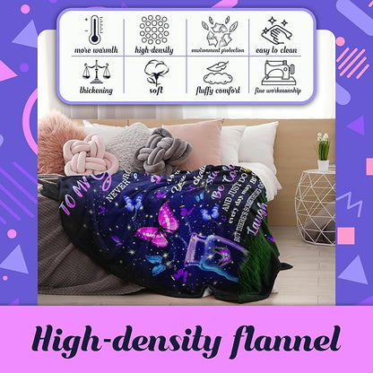 Special Gift For Your Granddaughter Blanket - From Grand (SKUB06-78)