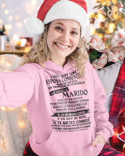 Agosto - Esposo nacido en agosto - Regalo especial para Esposa - T08 (Sku.TbnA3)