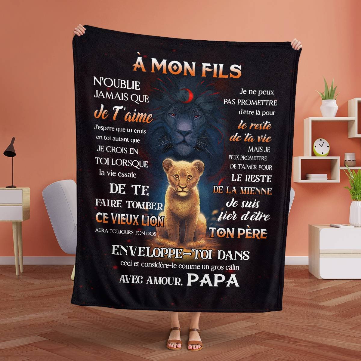 Cadeau Spécial Pour Ton Fils Couverture - De Papa