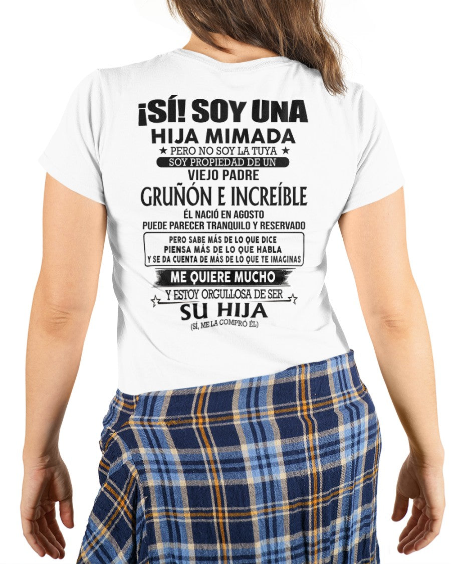 Agosto Padre Increíble - Regalo especial para hija - TBN - T08 (SKU04-109-08)