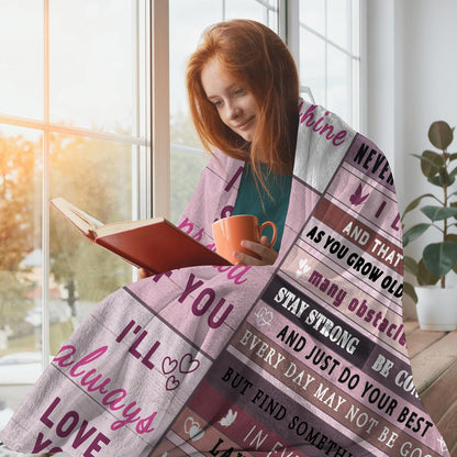 BLANKET FOR GRANDDAUGHTER – COMFORT & WARMTH GIFT NTTD00