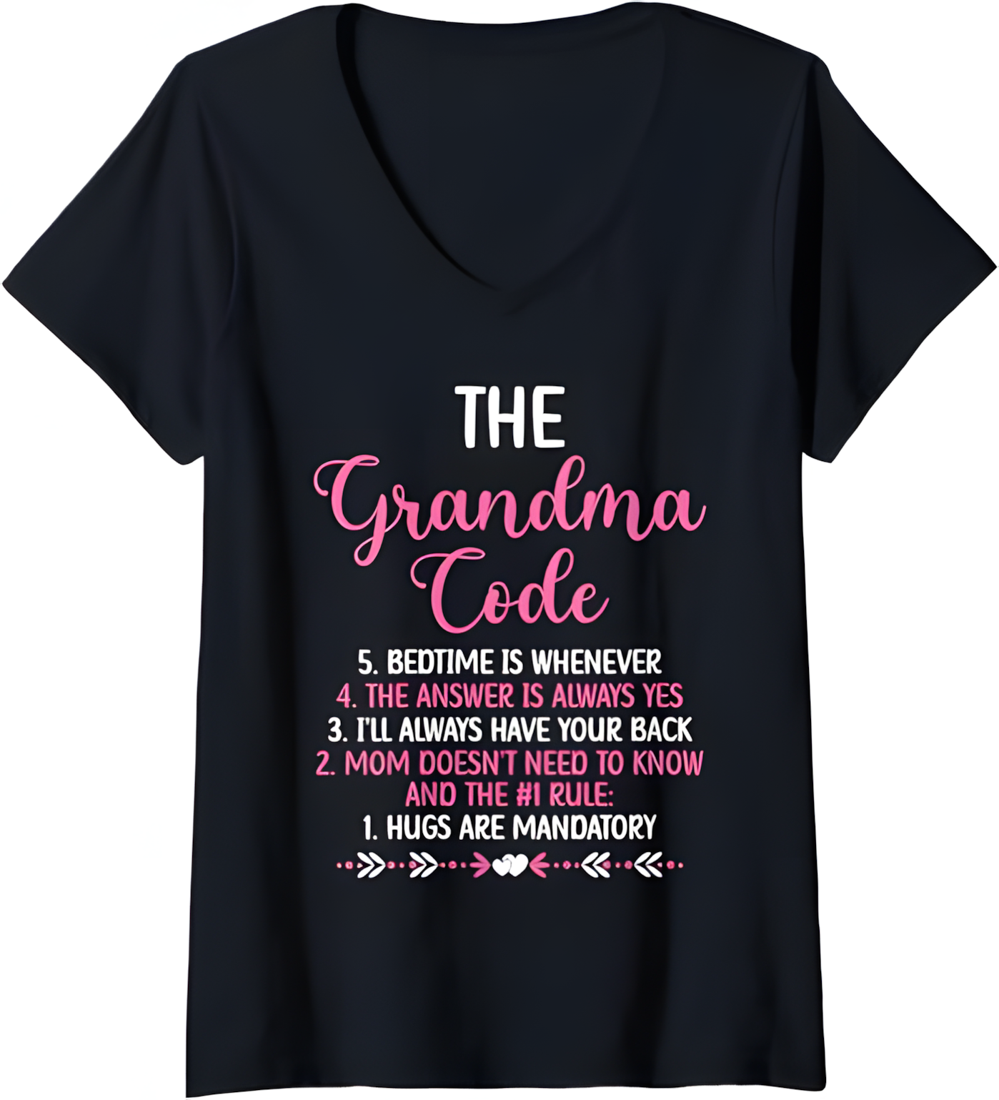THE GRANDMA CODE T SHIRT - From grandma HNDS00