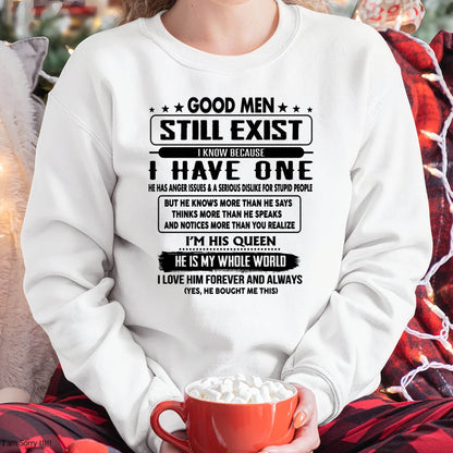 Good men Still Exist - gift for your girlfriend, wife from Husband - MTNN00 (SKU-GM-00)
