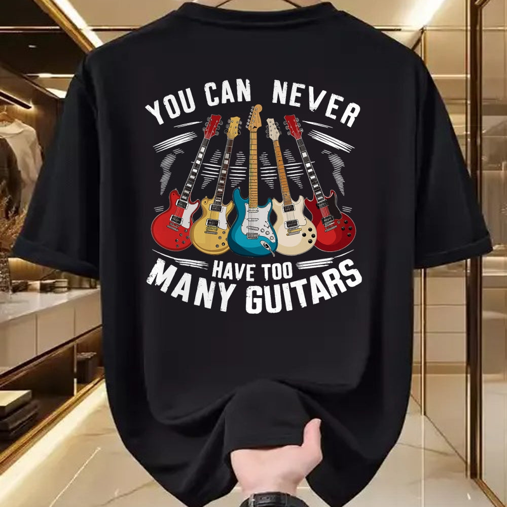 Guitar Lover Shirt, Funny Guitar UnisexT-Shirt/Hoodie/Sweatshirt HLT00 - You Can Never Have Too Many Guitars Music Guitar T-Shirt