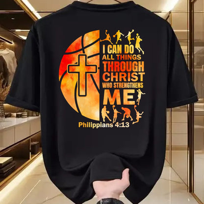 Christian Tee, Christian Faith Unisex T-Shirt/Hoodie/Sweatshirt HLT00 - Christian Basketball Men Youth Boys Religious Bible Verses T-Shirtt (Copy)