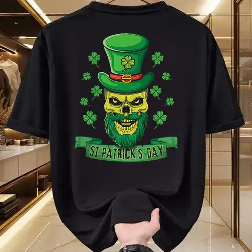 Patrick Day Shirts for Family, Funny Patrick Day shirts, st patrick's day Unisex T-Shirt/Hoodie/Sweatshirt HLT00 - Sugar Bone Irish Skeleton Shamrock Saint Patrick Day T-Shirt