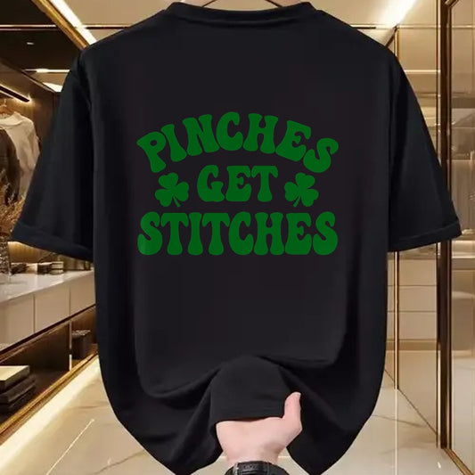 Patrick Day Shirts for Family, Funny Patrick Day shirts, st patrick's day Unisex T-Shirt/Hoodie/Sweatshirt HLT00 - Pinches Get Stitches St Patrick Day T-Shirt