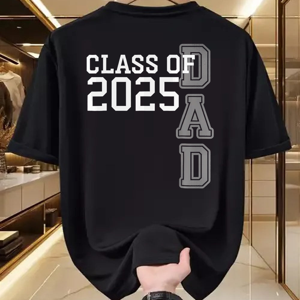 Gift for Dad Shirt, Funny Dad Unisex T-Shirt/Hoodie/Sweatshirt HLT00 – Dad Senior 2025 Proud Dad Of A Class Of 2025 Graduate Father T-Shirt