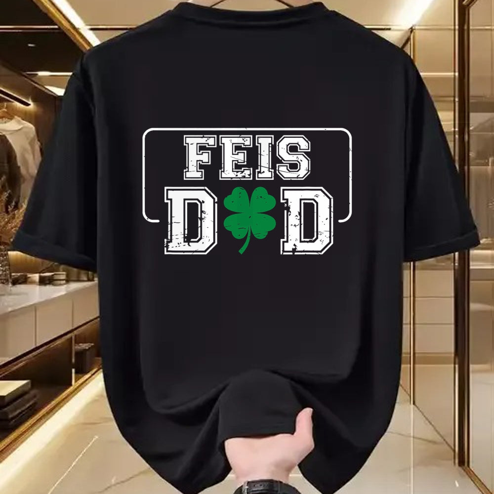 Patrick Day Shirts for Family, Funny Patrick Day shirts, st patrick's day Unisex T-Shirt/Hoodie/Sweatshirt HLT00 - Vintage Shamrock Feis Dad St Patrick Day Festival For Father T-Shirt