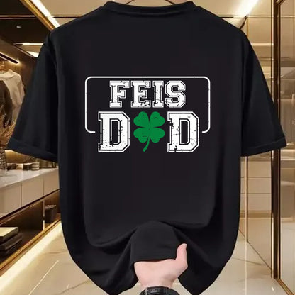 Patrick Day Shirts for Family, Funny Patrick Day shirts, st patrick's day Unisex T-Shirt/Hoodie/Sweatshirt HLT00 - Vintage Shamrock Feis Dad St Patrick Day Festival For Father T-Shirt