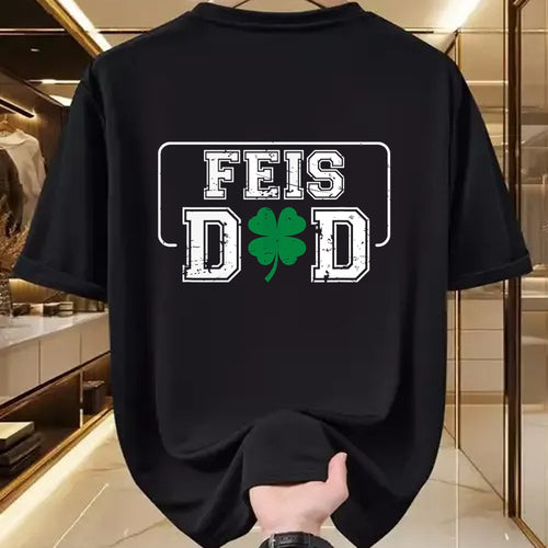 Patrick Day Shirts for Family, Funny Patrick Day shirts, st patrick's day Unisex T-Shirt/Hoodie/Sweatshirt HLT00 - Vintage Shamrock Feis Dad St Patrick Day Festival For Father T-Shirt
