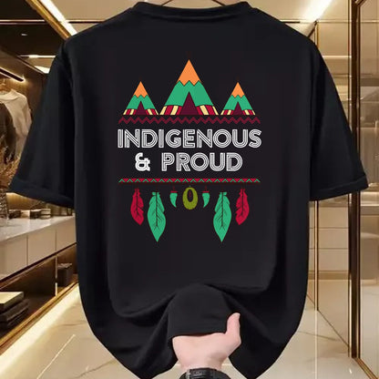 Native American T-Shirts, Vintage Native American Unisex T-Shirt/Hoodie/Sweatshirt HLT00 - Indigenous and Proud Native Pride Indigenous People T