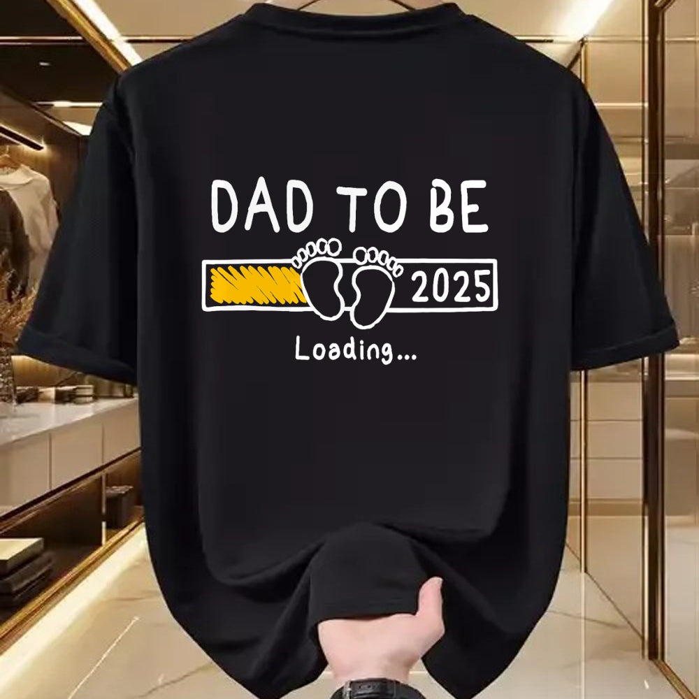 Gift for Dad Shirt, Funny Dad Unisex T-Shirt/Hoodie/Sweatshirt HLT00 – Dad To Be 2025 Dad est 2025 Daddy To Be Promoted to Daddy T-Shirt