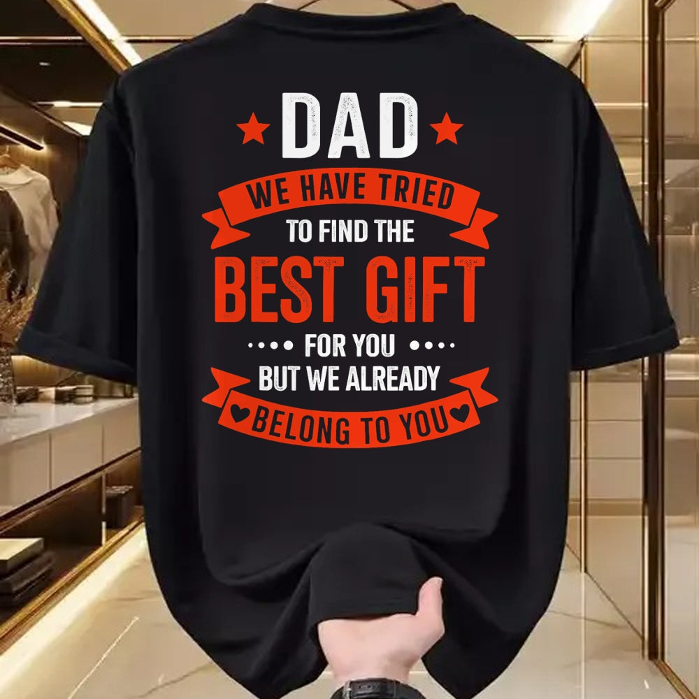 Gift for Dad Shirt, Funny Dad Unisex T-Shirt/Hoodie/Sweatshirt HLT00 – Dad best gift from kids for fathers day christmas birthday T-Shirt