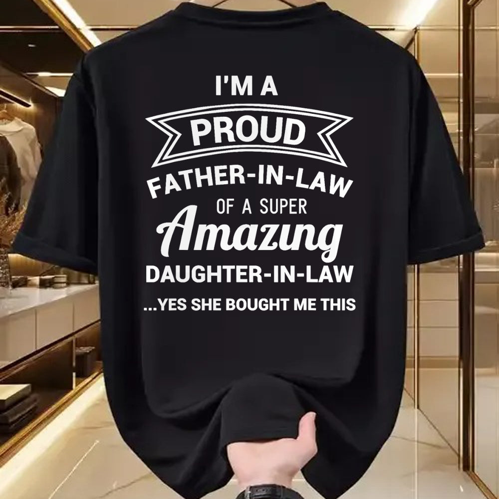Gift for Dad Shirt, Funny Dad Unisex T-Shirt/Hoodie/Sweatshirt HLT00 – Funny Proud Father in Law Shirt Dad Fathers Day Gift Ideas T-Shirt