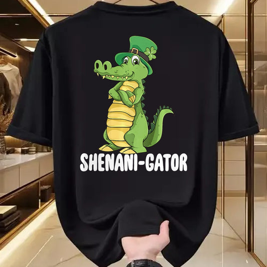 Patrick Day Shirts for Family, Funny Patrick Day shirts, st patrick's day Unisex T-Shirt/Hoodie/Sweatshirt HLT00 - Shenanigator Saint Patrick Day Irish Alligator Shenanigans Premium T-Shirt