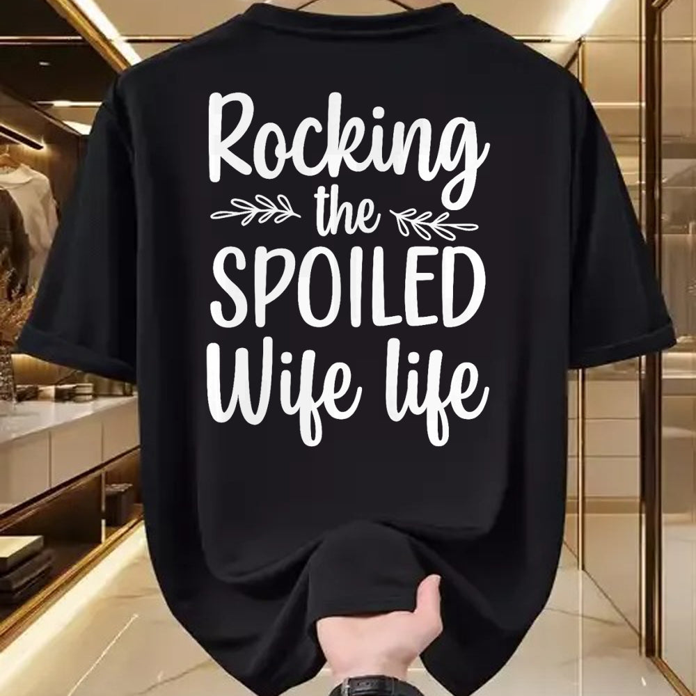Best Wife Shirt, Wife and Husband Unisex T-Shirt/Hoodie/Sweatshirt HLT00 - Gift for wife T shirt, spoiled wife   Funny Spoiled Wife Art For Women Girls Husband Spoiled Wife Pr (20)