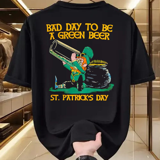 Patrick Day Shirts for Family, Funny Patrick Day shirts, st patrick's day Unisex T-Shirt/Hoodie/Sweatshirt HLT00 - Bad day to be a green beer St Patrick Day T-Shirt