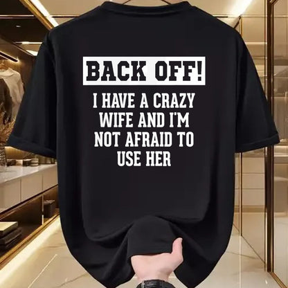 Best Wife Shirt, Wife and Husband Unisex T-Shirt/Hoodie/Sweatshirt HLT00 - Funny Husband Gifts Men, Crazy Wife Sarcastic Husband T-Shirt