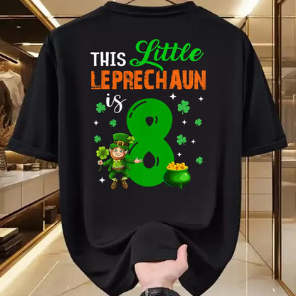 Patrick Day Shirts for Family, Funny Patrick Day shirts, st patrick's day Unisex T-Shirt/Hoodie/Sweatshirt HLT00 - This Leprechaun Is 8 Year Old Birthday Lucky St Patrick Day T-Shirt