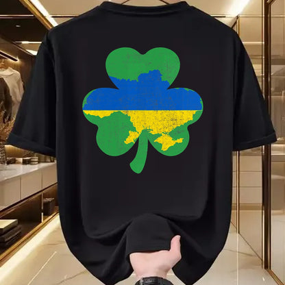 Patrick Day Shirts for Family, Funny Patrick Day shirts, st patrick's day Unisex T-Shirt/Hoodie/Sweatshirt HLT00 - Irish Shamrock Good Luck Ukrainians Ukraine Map Patrick Day T-Shirt