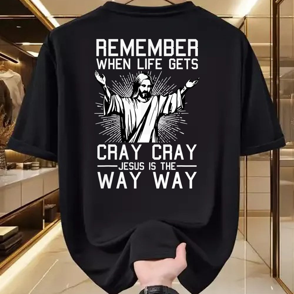 Christian Tee, Christian Faith Unisex T-Shirt/Hoodie/Sweatshirt HLT00 - Jesus Is The Way Christmas Funny Faith Religious Christian T-Shirt