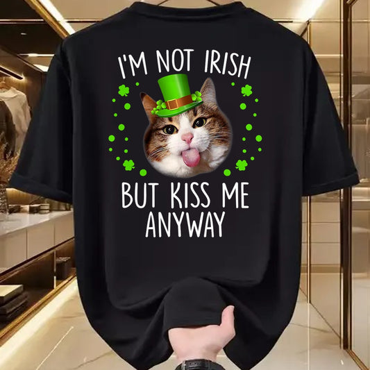 Patrick Day Shirts for Family, Funny Patrick Day shirts, st patrick's day Unisex T-Shirt/Hoodie/Sweatshirt HLT00 - I_m Not Irish But Kiss Me Anyway St. Patrick Day Gifts T-Shirt
