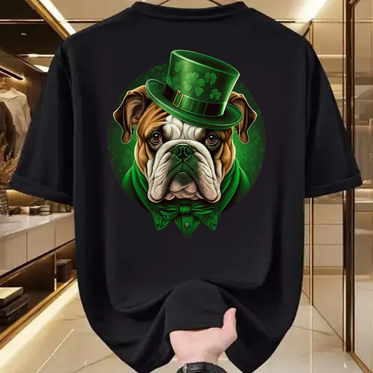 Patrick Day Shirts for Family, Funny Patrick Day shirts, st patrick's day Unisex T-Shirt/Hoodie/Sweatshirt HLT00 - Funny Bulldog Dog St Patricks day irish Saint patrick Day T-Shirt (1)