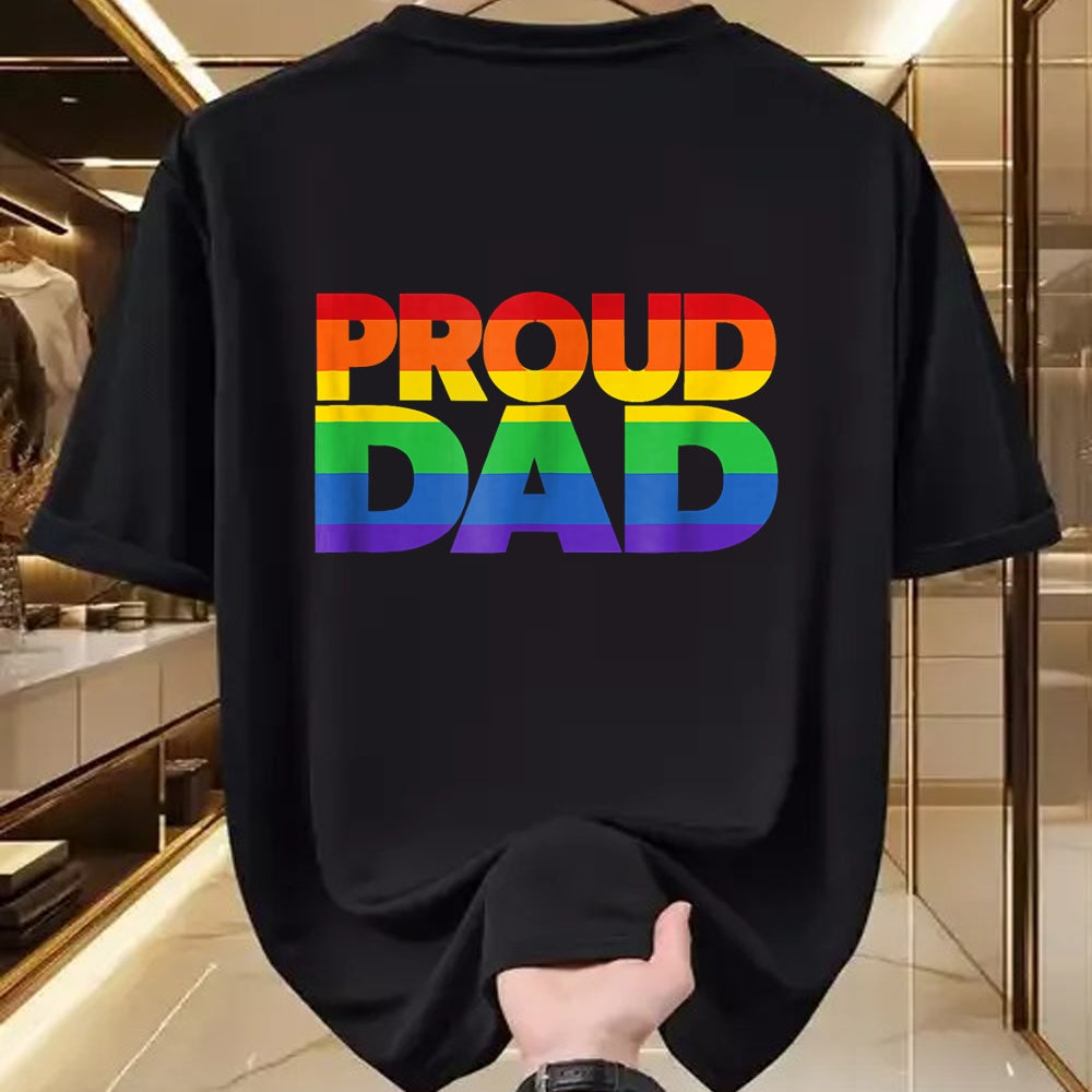 Gift for Dad Shirt, Funny Dad Unisex T-Shirt/Hoodie/Sweatshirt HLT00 – Gay Pride Shirt Proud Dad LGBT parent t-shirt Father_s Day T-Shirt