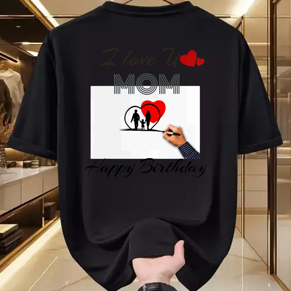 Gift for Mom Shirt, Funny Mom Unisex T-Shirt/Hoodie/Sweatshirt HLT00 - I love you Mom  Awesome Mom Birthday Gift T-Shirt