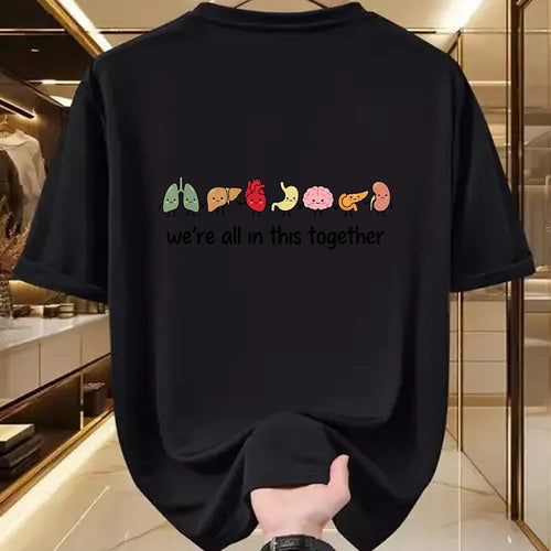 Best Doctor Shirt, Funny Doctor UnisexT-Shirt/Hoodie/Sweatshirt HLT00 - We're All in This Together Cute Anatomy Organs Nurse T-Shirt