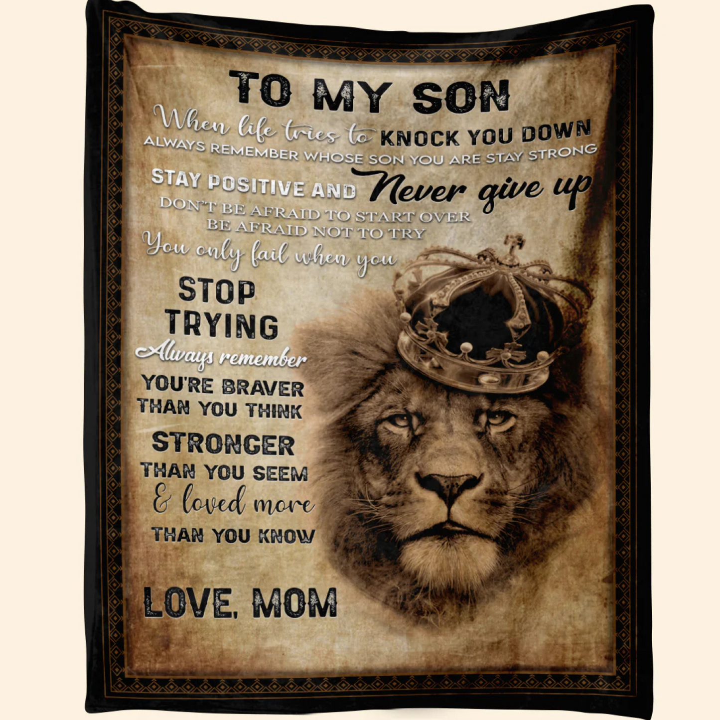 To My Dear Son – A Gentle Hug from Mom