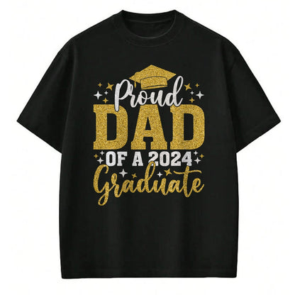 Gift for Dad Shirt, Funny Dad Unisex T-Shirt/Hoodie/Sweatshirt HLT00 – Dad Senior 2024 Proud Dad Of A Class Of 2024 Graduate T-Shirt